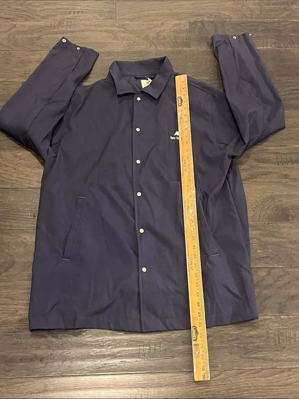 New Balance Made in USA Woven Nylon Shirt Jacket new Mens Size Medium